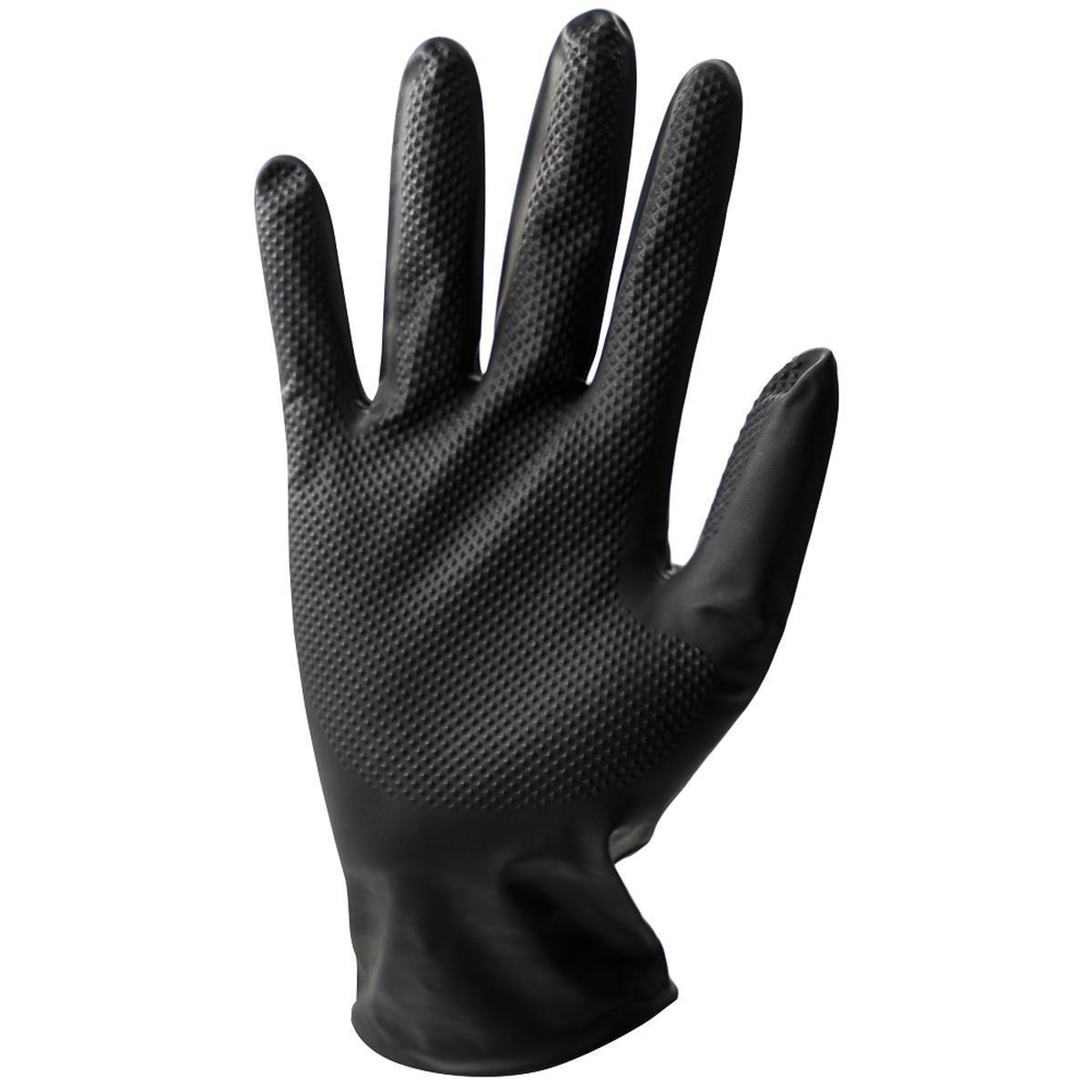 *GRIP SCHWARZ* STRONGHAND® Handschuh (VE 50 Stück), Gr. 11