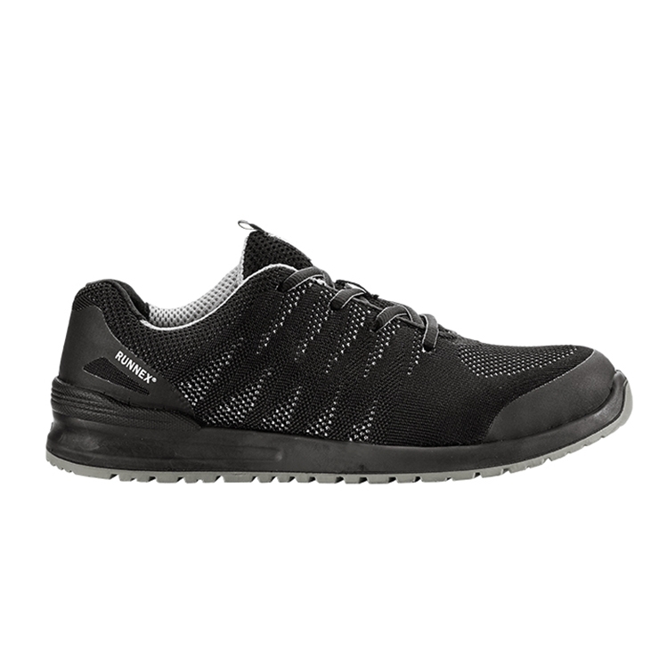 RUNNEX® S1P-ESD-Sicherheitshalbschuhe SportStar in Schwarz / Grau, in Größe 45